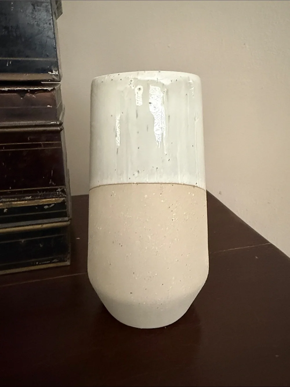 WEST ELM | Half Dipped Stoneware Vase